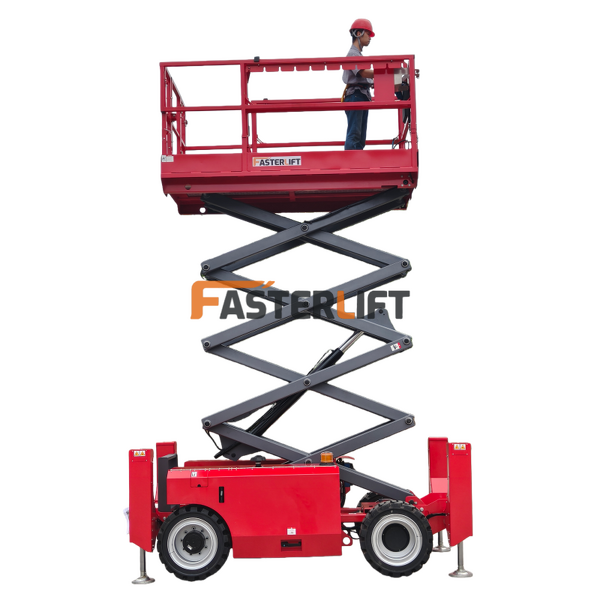Diesel Scissor Lift Table Factory - EPA 18m 1000kg 4-Person Aerial