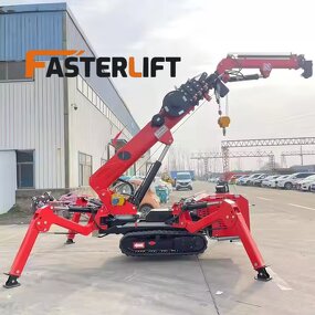 Tracked Spider Crane Factory - CE Custom Telescopic Boom Motor