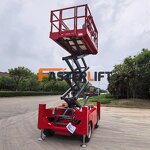 Diesel Scissor Lift Table Factory - EPA 18m 1000kg Rough Terrain