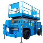 Diesel Scissor Lift Factory - EPA 18m 1000kg Rough Terrain Steel