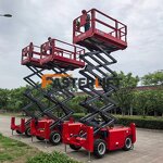Diesel Scissor Lift Table Factory - EPA 18m 1000kg Rough Terrain