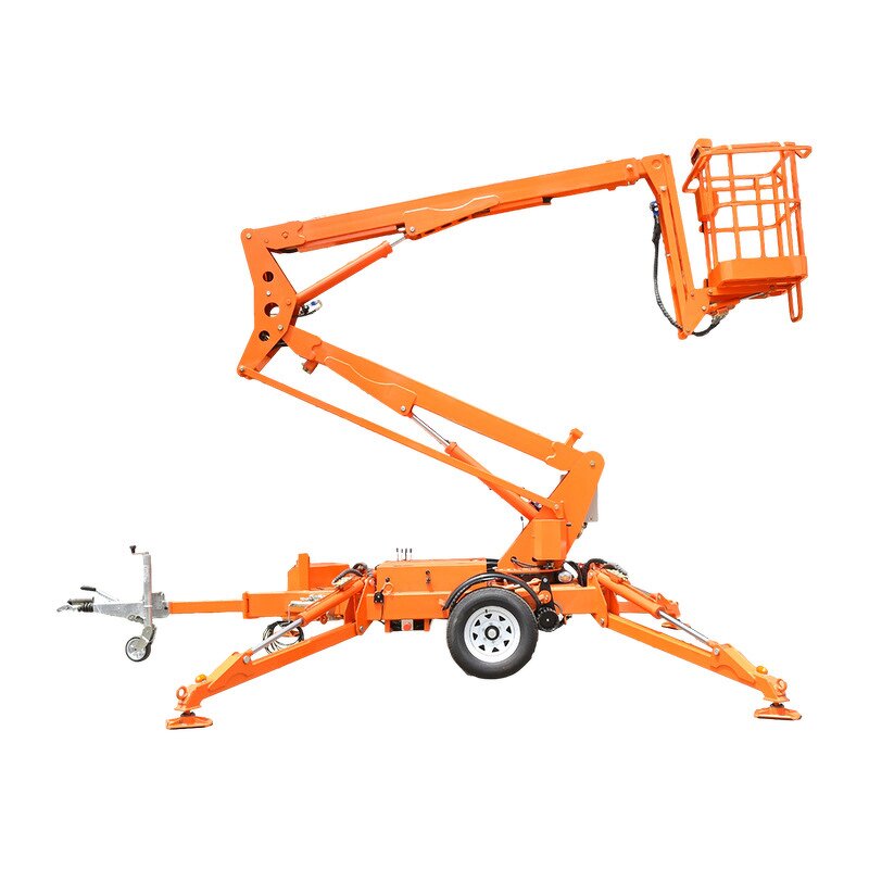 Towable Boom Lift Factory - 12-24m Telescopic Custom Manlift