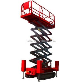 Mini Mobile Scissor Lift Factory - CE 450kg Offroad All Terrain