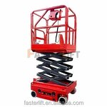 Self-Propelled Scissor Lift Factory - 300Kg Custom Outdoor Mobile