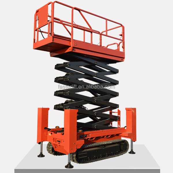 Mobile Scissor Work Platform Factory - CE 8-14m Steel Wire Rope