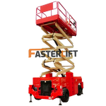 Diesel Scissor Lift Table Factory - 18m 1000kg Rough Terrain Steel