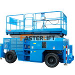 Diesel Scissor Lift Factory - EPA 18m 1000kg Rough Terrain Steel