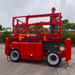 Diesel Scissor Lift Table Factory - EPA 18m 1000kg Aerial Working