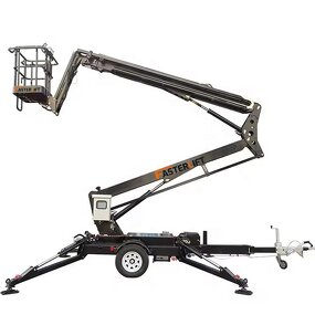 Towable Boom Lift Factory - Dual Power Custom Construction Lift