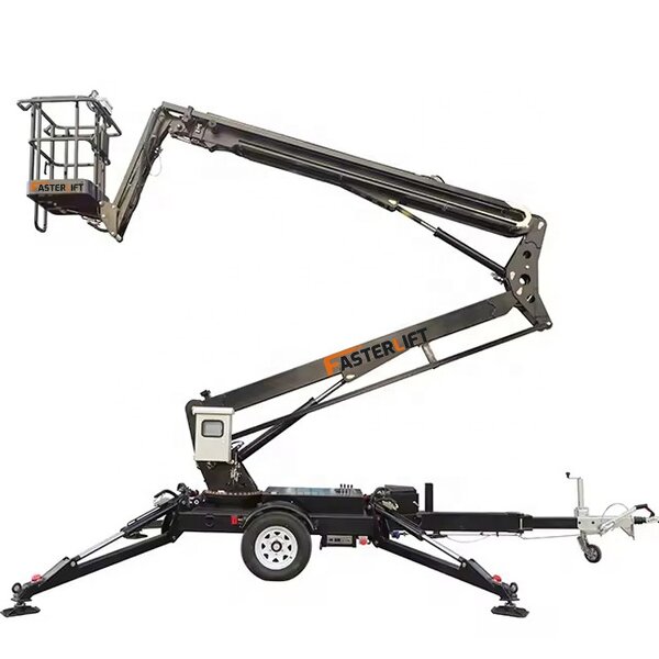Towable Boom Lift Factory - Dual Power Custom Construction Lift