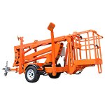 Towable Boom Lift Factory - 12-24m Telescopic Custom Manlift