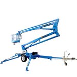 Towable Boom Lift Factory - Dual Power Custom Construction Lift