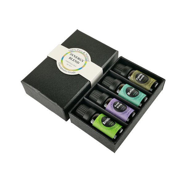 Aromatherapy Blend Set Manufacturer - 4 Pack Synergy for Good Sleep & Relax