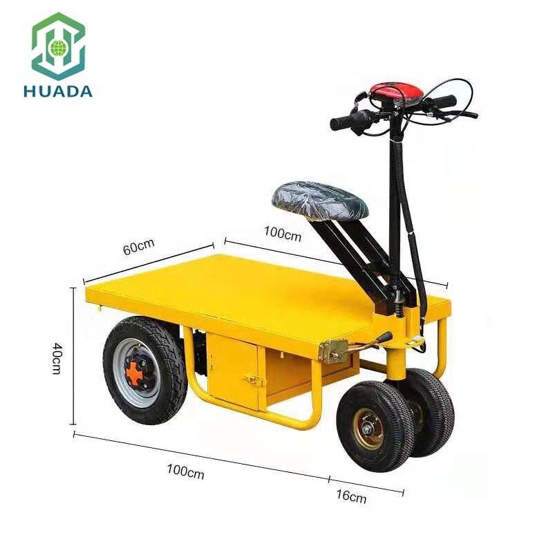 Electric Platform Trolley Supplier - OEM 500kg Cargo Transport Cart