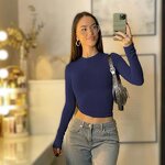 Women's T-shirt Manufacturer - OEM Summer Casual O-Neck Navel