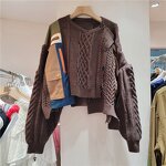 Knitted Sweater Manufacturer - OEM Korean High Grade Brown