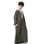 Kids Abaya Manufacturer - OEM Arabic Plus Size Boy Robe