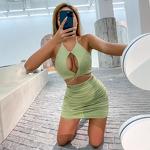 Women's Suspender Dress Manufacturer - OEM Sexy Hollow Straps