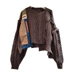 Knitted Sweater Manufacturer - OEM Korean High Grade Brown