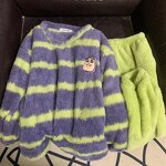 Couple Pajamas Set Manufacturer - OEM Two Piece Thermal Elastic