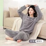 Coral Fleece Pajamas Set Factory - OEM Fairy Warm Pants Leisure