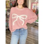 Pullover Sweater Manufacturer - OEM Winter Bow Jacquard Loose