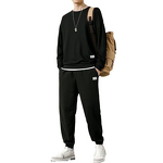 Men's Sweater Suit Manufacturer - OEM Casual Round Neck Trousers