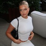 Women's T-shirt Manufacturer - OEM Summer Casual O-Neck Navel