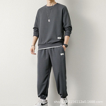 Men's Sweater Suit Manufacturer - OEM Casual Round Neck Trousers