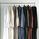 Cotton Linen Abaya Set Factory - OEM 2pcs Breathable Cardigan