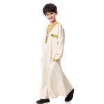 Kids Abaya Manufacturer - OEM Arabic Plus Size Boy Robe