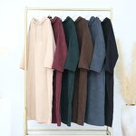 Casual Abaya Dress Factory - OEM Plus Size Solid Color