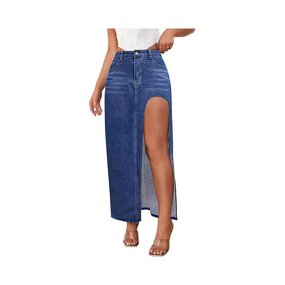 Denim Half Skirt Factory - OEM 2025 Spring High Waisted