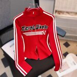 Long Sleeve Top Factory - OEM Retro Slim Fit Biker Print