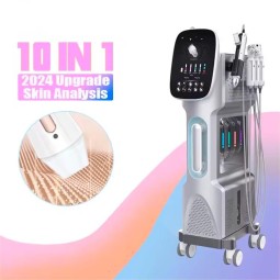 Hydro Facial Machine Manufacturer - OEM 7 in 1 Blue Hydro Facial Hydro Oxygen Facial ABS