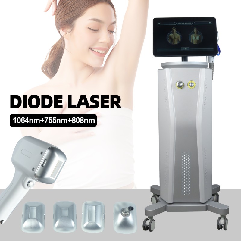 Diode Laser System Manufacturer - Bulk New Arrival 3 Wavelength 500W 600W 800W Spa Clinic