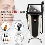 Hair Removal Equipment Factory - OEM High Power 2 in 1 808+Picosecond Pigment Removal