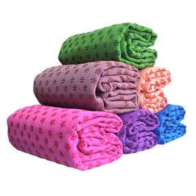 Yoga Towel Manufacturer - OEM Non Slip Grip Dots Microfiber Towel