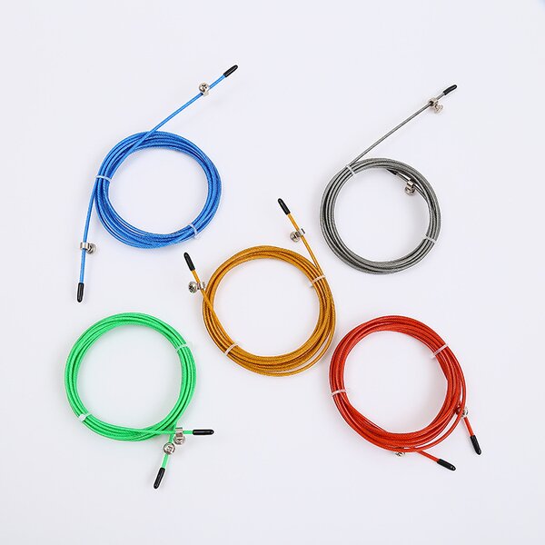 Jump Rope Cable Factory - OEM 3m PVC Wire Speed Rope Spare Cable