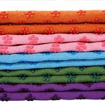 Yoga Towel Manufacturer - OEM Non Slip Grip Dots Microfiber Towel