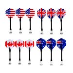 Safety Darts Factory - OEM Magnetic Darts with National Flag Metal