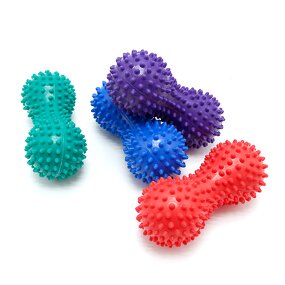 Hand Massage Ball Supplier - OEM PVC Peanut Spiky Chinese Massage Ball