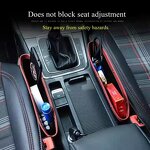 Car Seat Storage Bag Supplier - OEM Hot Sale PU Leather Crevice Organizer