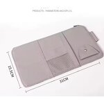Car Visor Clip Factory - OEM Luxury PU Leather Glasses Storage Holder