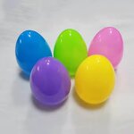Easter Eggs Manufacturer - OEM Hot Sale 6pcs 8cm Handcrafted Plastic Eggs