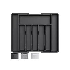 Silverware Organizer Manufacturer - OEM Plastic Adjustable Cutlery Drawer Tray