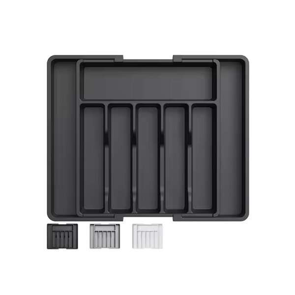 Silverware Organizer Manufacturer - OEM Plastic Adjustable Cutlery Drawer Tray