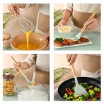 Custom Kitchen Set Supplier - OEM 12 Pcs Silicone Cookware with Knife