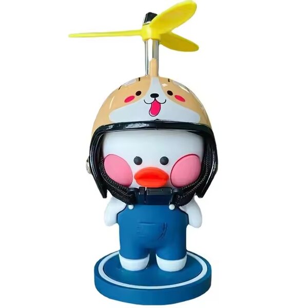 PVC Car Duck Manufacturer - OEM Stand-Up Small Yellow Duck Decoration