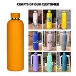 Stainless Steel Water Bottle Supplier - OEM Custom Logo 350-750ml Vacuum Bottle
